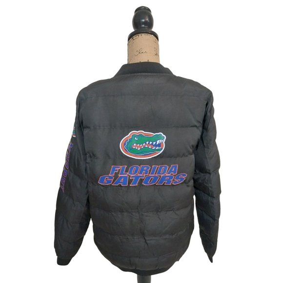 Women's Florida Gator's Black Puffer Jacket " Murphy" NCAA Sz S/M - Picture 6 of 16